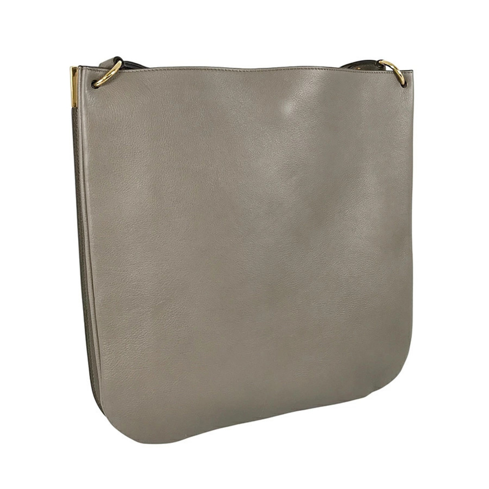 Celine shoulder leather bag Black